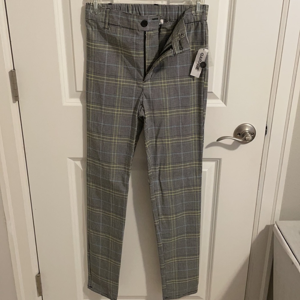 Plaid "As If!" Garage Pants
